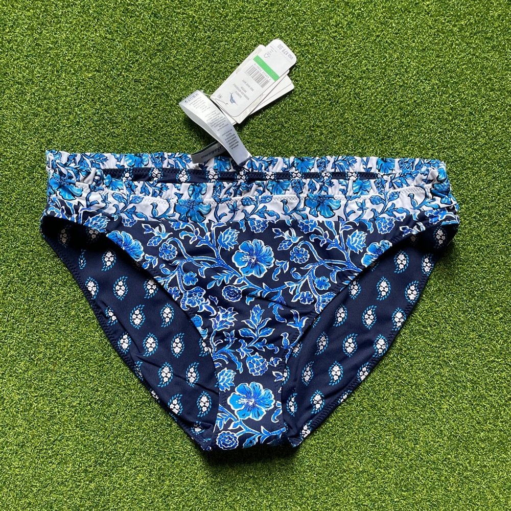 NWT Tommy Bahama Reversible Hipster Ruffle Bikini Bottoms